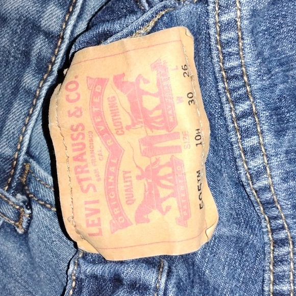 Bundle 3 boy's jeans husky Levi's Children's Place bootcut - Picture 6 of 8